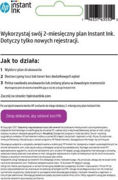 Toner - HP karta przedpłacona InstInk