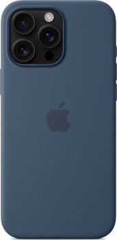 Apple iPhone 16 Pro Max Silicone Case with MagSafe denim