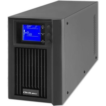 Zasilacz UPS - Zasilacz awaryjny UPS Qoltec Pure Sine Wave LCD 2000VA 1600W