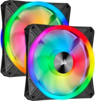 Corsair QL140 RGB 140mm PWM Dual Fan Kit RGB CO-9050100-WW