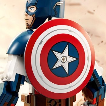 LEGO Super Heroes 76258 Figurka Kapitana Ameryki do zbudowania