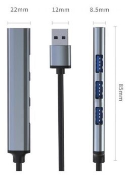 Qoltec USB 3.0 4w1 | 4x USB 3.0