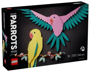 LEGO Art 31211 Kolekcja Zwierząt - Papugi Ary