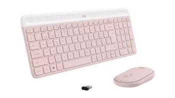 Zestaw bezprzewodowy Logitech MK470 klawiatura + mysz różowa 920-011322