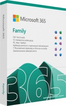 Microsoft 365 Family Polish EuroZone Subscr