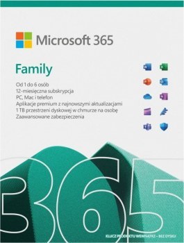 Microsoft 365 Family Polish EuroZone Subscr