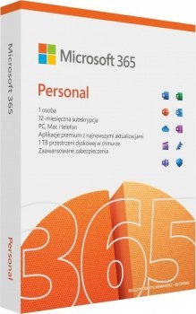 Microsoft 365 Personal PL - licencja na rok