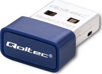 QOLTEC ADAPTER WI-FI BEZPRZEWODOWY STANDARD N | BT 4.0 USB