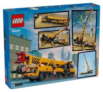 LEGO City 60409 Żółty ruchomy żuraw