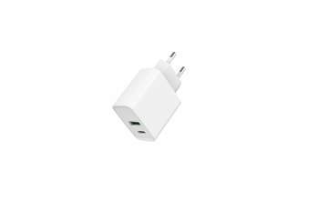 GEMBIRD 2-PORTOWA SZYBKA ŁADOWARKA SIECIOWA POWER DELIVERY USB TYP-C 20W BIAŁA