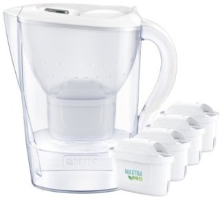 Brita Marella XL + 4 filtry MAXTRA PRO Pure Performance biały