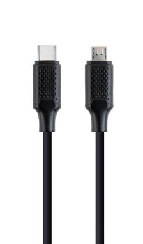 GEMBIRD KABEL USB TYPE-C(M) -> USB MICRO (M) ŁADOWANIE/TRANSMISJA DANYCH 1.5M CZARNY