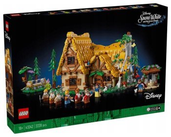 LEGO Disney 43242 Chatka Królewny Śnieżki i siedmiu krasnoludków