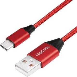 LogiLink USB-C 1.0m czerwony