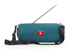 GEMBIRD PRZENOŚNY GŁOŚNIK BLUETOOTH SPK-BT-17-G FM-RADIO WBUDOWANY MIKROFON KOLOR ZIELONY USB AUX MICROSD