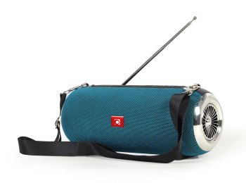 GEMBIRD PRZENOŚNY GŁOŚNIK BLUETOOTH SPK-BT-17-G FM-RADIO WBUDOWANY MIKROFON KOLOR ZIELONY USB AUX MICROSD