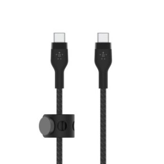 BELKIN KABEL USB C-C 2.0 OPLOT SILICONE 1M CZARNY