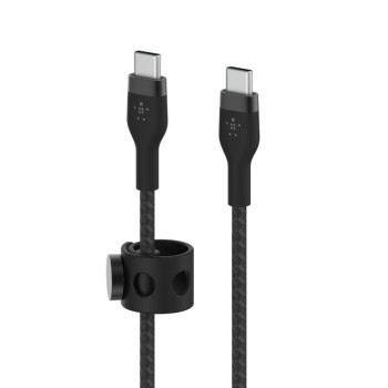 BELKIN KABEL USB C-C 2.0 OPLOT SILICONE 1M CZARNY