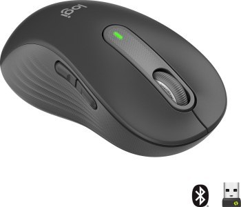 Mysz bezprzewodowa Logitech Signature M650 L dla leworęcznych grafitowa 910-006239