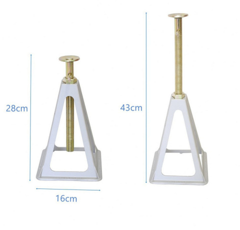 Podpory Aluminiowe 3600 kg Wsporniki Regulowane do Przyczepy Kempingu