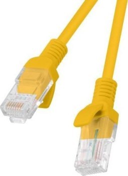 Patchcord U/UTP Lanberg PCU6-10CC-0100-O (RJ45 - RJ45 ; 1m; UTP; kat. 6; kolor pomarańczowy)