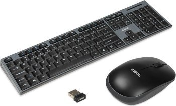 Zestaw klawiatura + mysz IBOX DESKTOP PRO KIT IKMS606W (USB 2.0; (US); kolor czarny; optyczna; 1200 DPI)