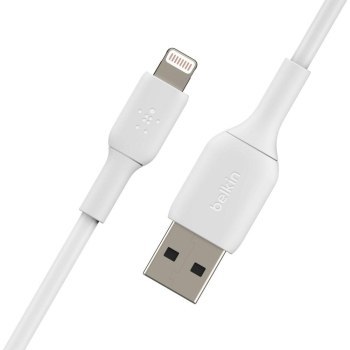 BELKIN KABEL PVC USB-A - LTG 15CM BIAŁY