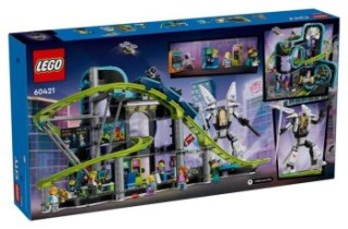 LEGO City 60421 Park Świat robotów z rollercoasterem