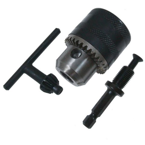 Głowica do wiertarki adapter HEX + kluczyk 3/8"