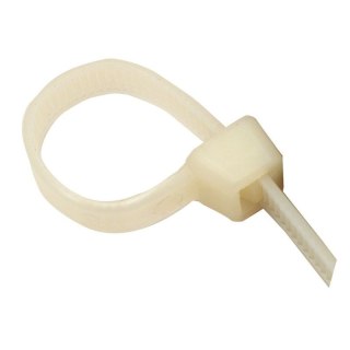 Opaski zaciskowe kablowe nylon białe 500x4.7mm 30 sztuk