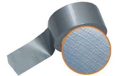 Taśma naprawcza zbrojona mocna DUCT TAPE 50mm 10m szara srebrna tkaninowa