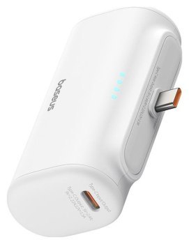 Baseus Compact 5000mAh 20W USB-C biały