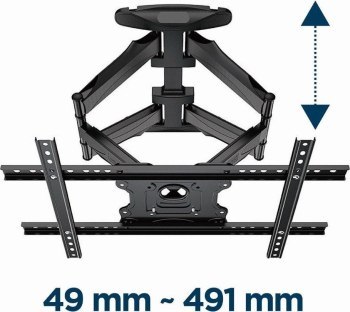 Uchwyt - Gembird 32"-75", 45 kg obrót i pochylenie