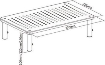 Uchwyt - Gembird MS-TABLE-01 regulowany stojak na monitor/laptop