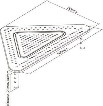 Uchwyt - Gembird MS-TABLE-02 regulowany stojak pod monitor